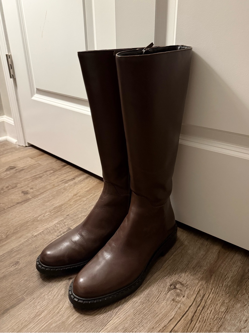 Women’s reformation tall brown boots